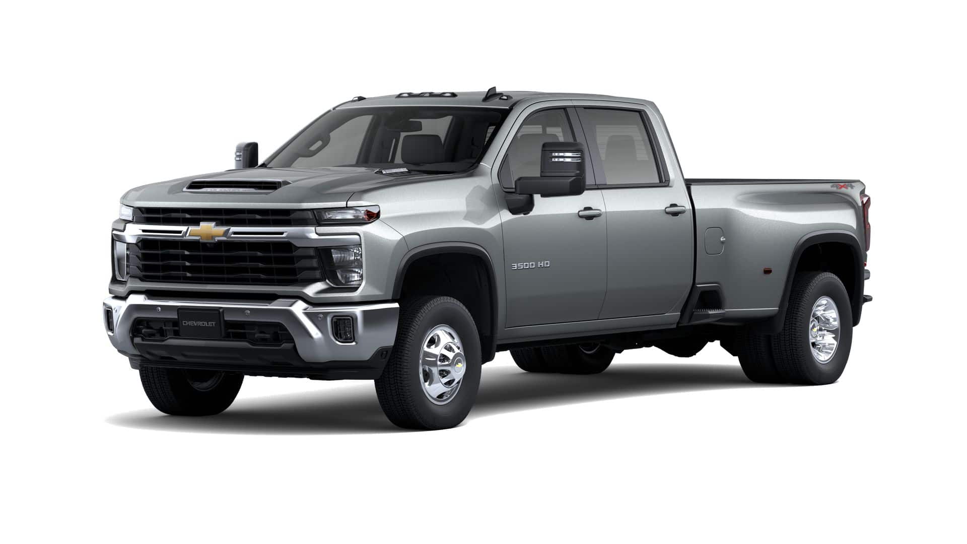2026 Chevrolet Silverado 3500 HD LT DRW in Sterling Gray Metallic — front three-quarter view