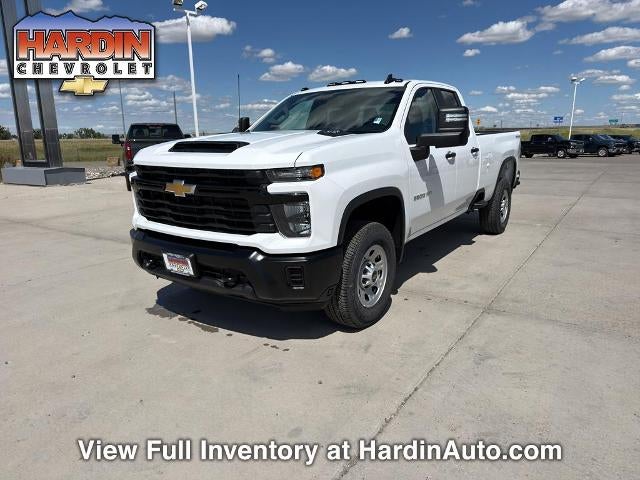 2026 Chevrolet Silverado 3500 HD WT in Summit White — front three-quarter view