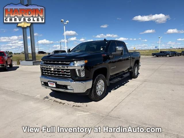 2022 Chevrolet Silverado 3500 HD Crew Cab Standard Box 4-Wheel Drive LTZ in Black — front three-quarter view